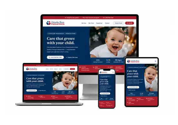 A warm, welcoming website designed to help families easily access pediatric services, patient resources, and appointment information. Built with a responsive layout, intuitive navigation, and a modern healthcare-focused experience that inspires trust across every device.